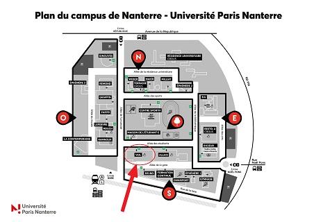 LOCALISATION DU BÂTIMENT VEIL (F)