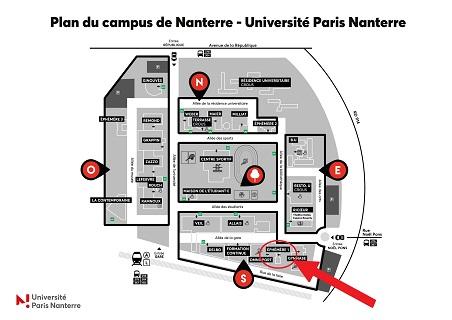 LOCALISATION DU BÂTIMENT EPHEMERE 1 (M)