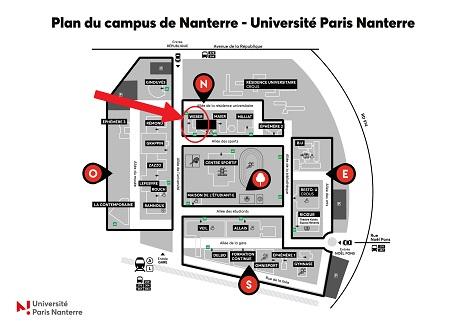 LOCALISATION DU BÂTIMENT WEBER (W)