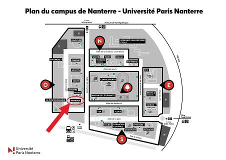 LOCALISATION DU BÂTIMENT RAMNOUX (E)