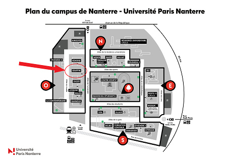 LOCALISATION DU BÂTIMENT GRAPPIN (B)