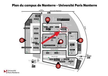 LOCALISATION DU BÂTIMENT EPHEMERE 2 (N)